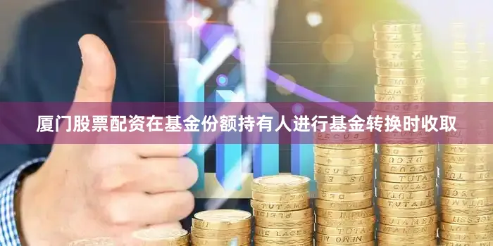 厦门股票配资在基金份额持有人进行基金转换时收取